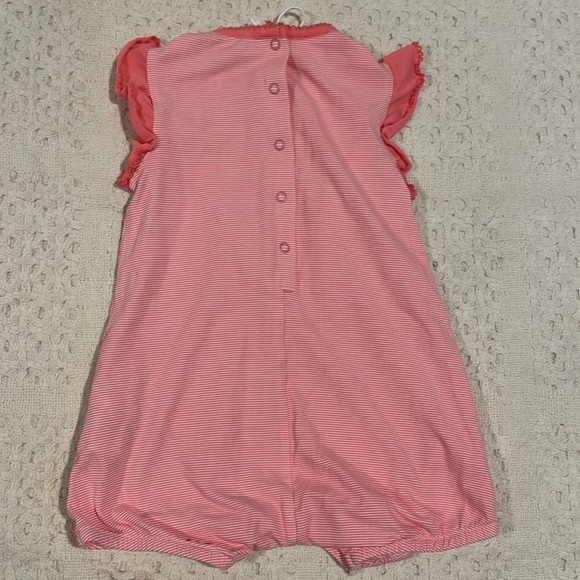 i DO Striped Ruffle Bumblebee Romper 9M - Picture 6 of 6